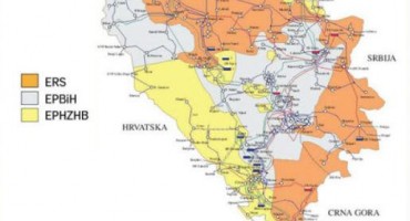 Ovo je karta troentitetske BiH, prema prijedlogu Međunarodne krizne skupine