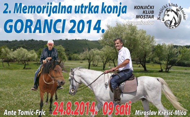 2. Memorijalna utrka konja Goranci 2014.