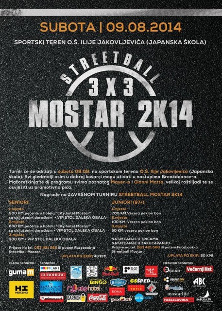 Streetball Tournament Mostar 2K14 ,kosarka
