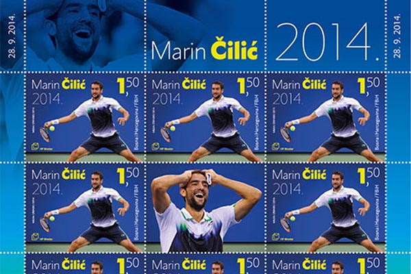 Marin Čilić poštanske markice
