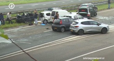 lančani sudar, gusta magla, teška prometna nesreća