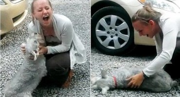 Pas nakon 2 godine vidio članicu obitelji i onesvijestio se od sreće