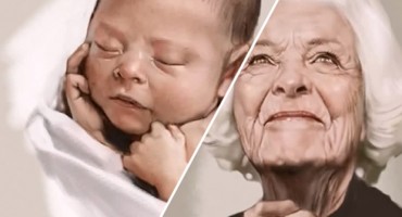 Od rođenja do smrti: Odrastanje jedne žene u samo 4 minute!