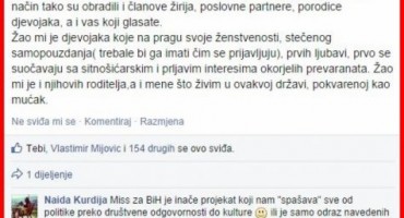 Novinarka najavila dva sata prije proglašenja: Sve je namješteno, Miss BiH će biti kćer Joje sa Pala 
