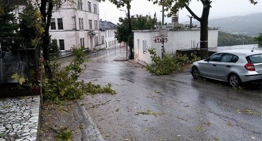 Široki Brijeg, oluja, kiša, nevrijeme, Snažno nevrijeme