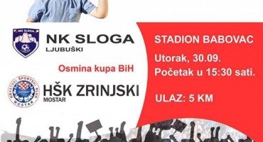 HŠK Zrinjski: Plemići danas u Ljubuškom kod Sloge