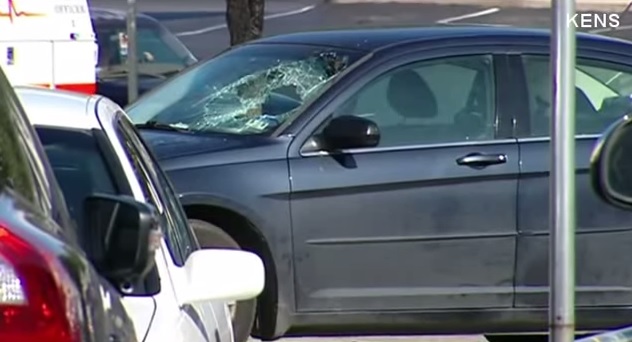 žena, dijete, automobil