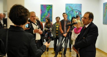 Veličanstveno otvorenje samostalne izložbe slika Ljiljane Rajković u Galeriji Aluminij