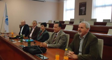 Gradonačelnik Bešlić sa suradnicima upriličio je danas u Gradskoj vijećnici prijem za čelništvo Sportskog saveza Grada Mostara