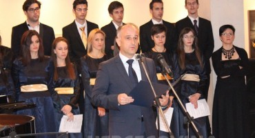 Govor dekana FPMOZ-a Maria Vasilja na otvaranju izložbe djela 2. likovne kolonije Krešimir Ledić