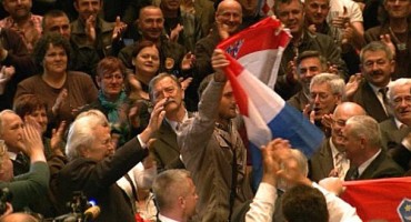 Josip Šimunić, branitelji, prosvjed, posjeta