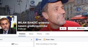 Hrvatska zemlja, mediji, Milan Bandić, podrška, Facebook socijalna mreža, uhićenje, Milan Bandić, Milan Bandić, uhićenje, Zagreb, optužnica