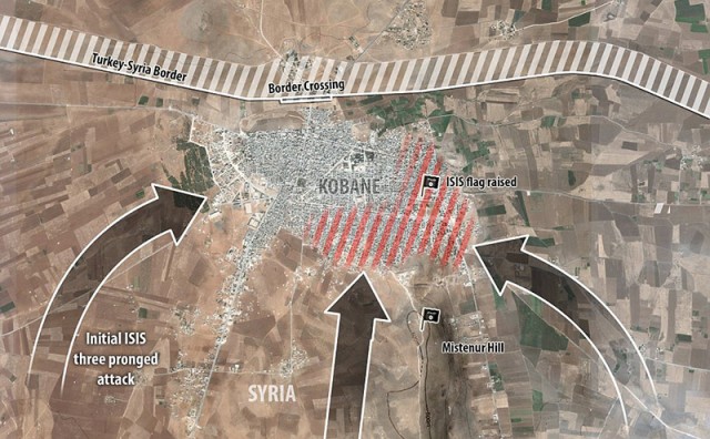 Borci ISIL-a prešli u ofenzivu i ušli ponovno u Kobani