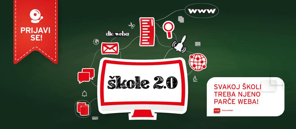 Desetine prijavljenih obrazovnih ustanova za m:tel-ov projekat "Škole 2.0"