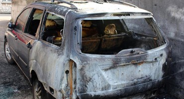 Čapljina, paljevina, auto