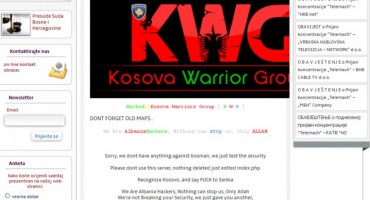 Albanski hakeri napali internetsku stranicu bh. državne institucije