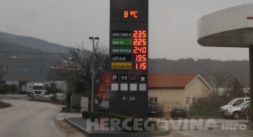 Gorivo u Hercegovini još  nije pojeftinilo