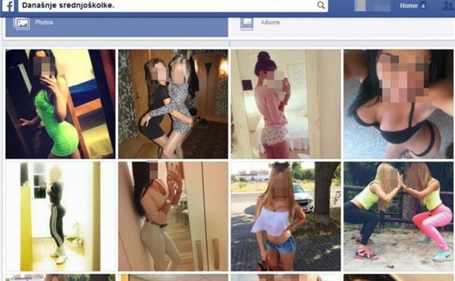 Još jedna bolesna facebook stranica za omalovažavanje maloljetnih djevojaka!