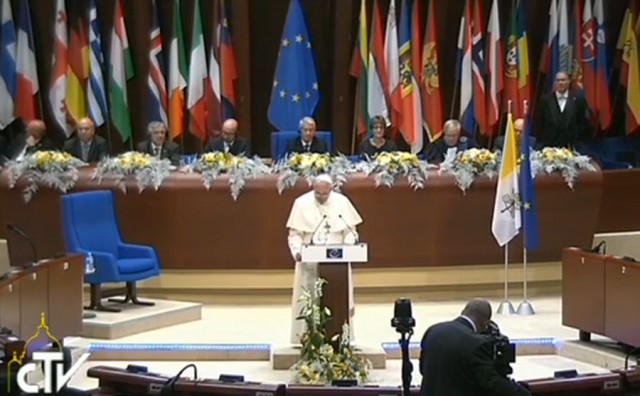 Papin govor pred Vijećem Europe