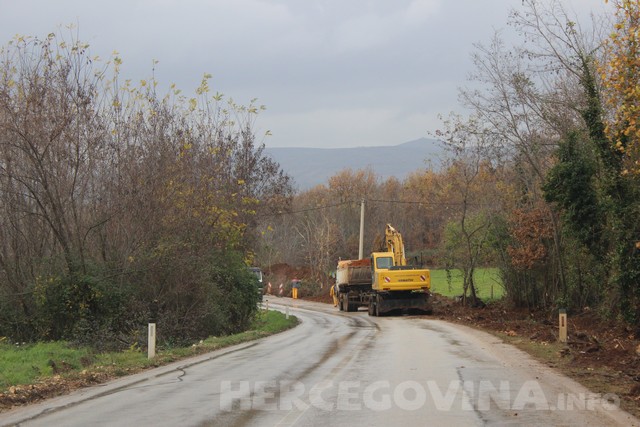 Radovi uz prometnicu Čapljina-Stolac