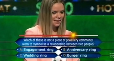 Plavuša je pala na prvom pitanju u 'Milijunašu'