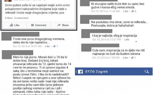 sunspenzija, studentice, Facebook socijalna mreža