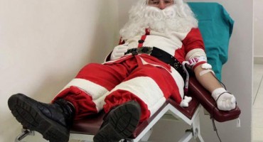 Djeda Mraz prvi davatelj krvi u istočnoj Hercegovini