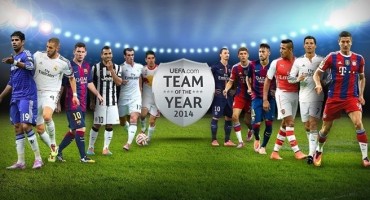 navijači, UEFA tim 2014, UEFA, nogometaši