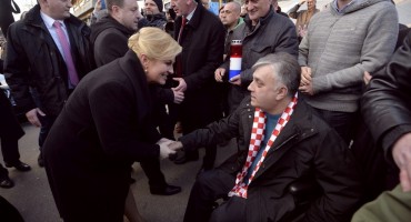 Podrška braniteljima predsjednice RH Kolinde Grabar-Kitarović