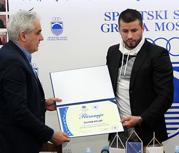 Mostar: Prijem za boksačkog prvaka Damira Belju