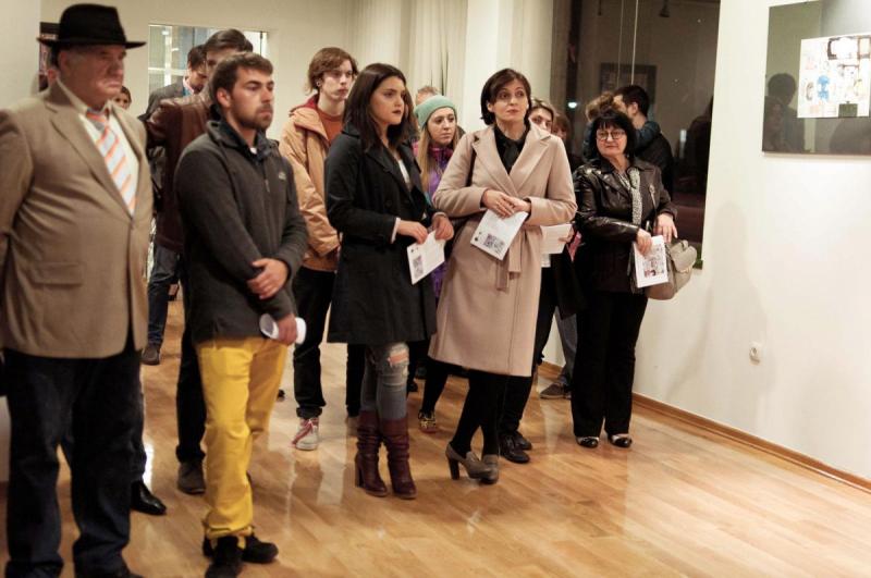 U ugodnomu ozračju Salona 2 Galerije Aluminij otvorena izložba crteža Maje Rubinić