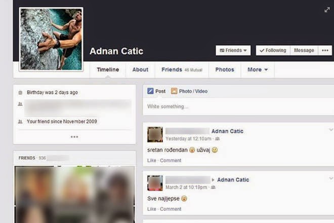 Šokantno: Pogledajte šta se pojavilo na Fb profilu mladića koji se prije 2,5 godine utopio u Miljacki