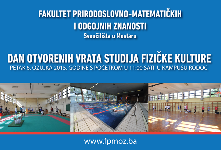 FPMOZ: Dan otvorenih vrata Studija Fizičke kulture