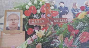 Zoran Grizelj, Ljubuški, pokop