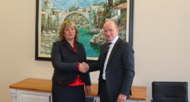 Veleposlanik Njemačke Christian Hellbach u nastupnom posjetu Gradu Mostaru