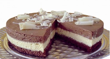 recept, dvobojna torta, torta, desert