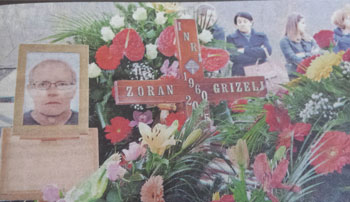 Ljubuški: Pokopan Zoran Grizelj, njegove slike ostaju za uspomenu 
