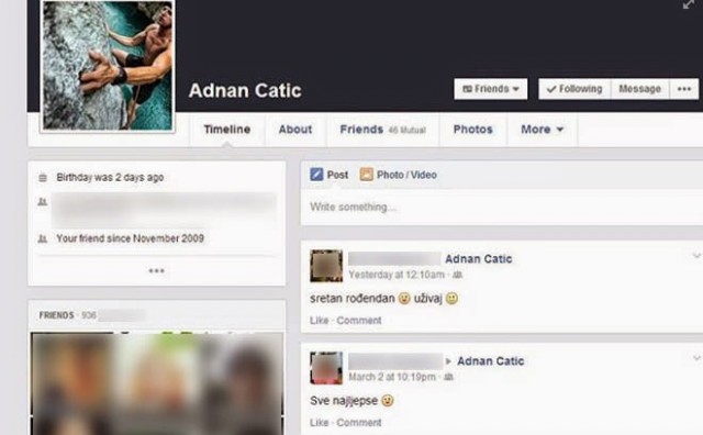 Šokantno: Pogledajte šta se pojavilo na Fb profilu mladića koji se prije 2,5 godine utopio u Miljacki 