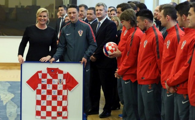 'Vatreni' kod  predsjednice Republike Hrvatske