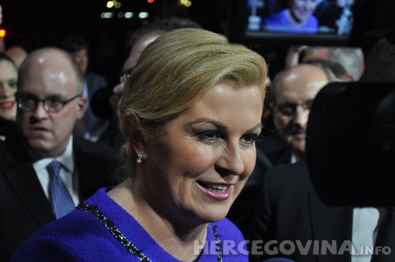 Predsjednici Kolindi Grabar-Kitarović danas je pozlilo tijekom mise