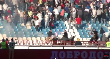 Na derbiju Crvene zvezde i Partizana 35 ozlijeđenih policajaca