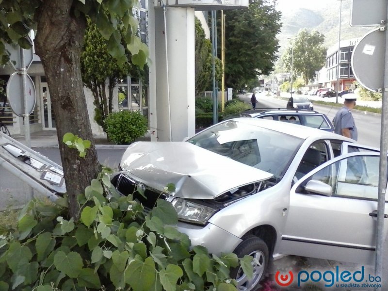 Mostar: U prometnoj nesreći ozlijeđena jedna osoba