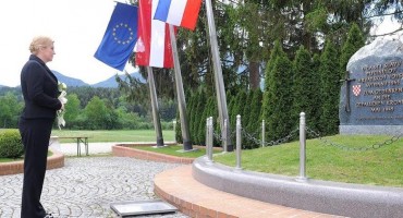 Bleiburg, Kolinda Grabar Kitarović, posjeta