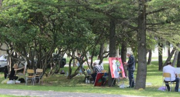 FPMOZ: Zatvaranje i radna izložba radova sudionika  2. likovne kolonije Krešimir Ledić - 09.05.2015