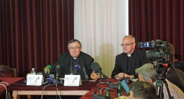 kardinal puljić, vrhbosanski nadbiskup kardinal Vinko Puljić, Papa Franjo u BiH 