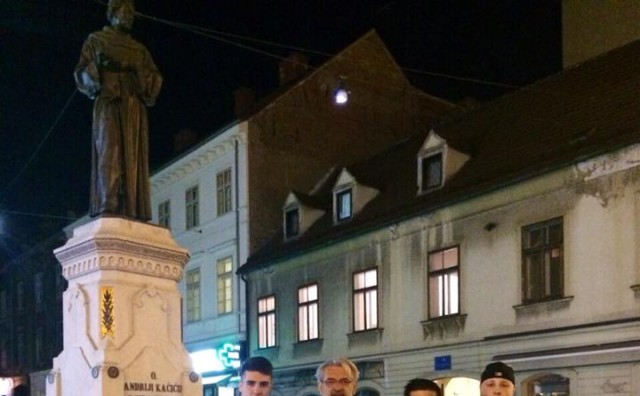 Skupina mladeži iz Herceg Bosne podržala  skup branitelja na Trgu sv. Marka