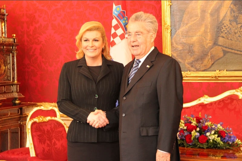 Predsjednica Republike Hrvatske Kolinda Grabar-Kitarović stigla u prvi službeni posjet Austriji