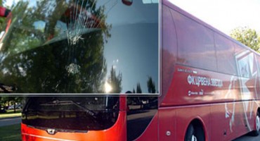 crvena zvezda, napad, autobus