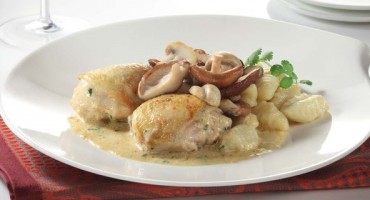 piletina, piletina u bijelom vinu , jelo, recept