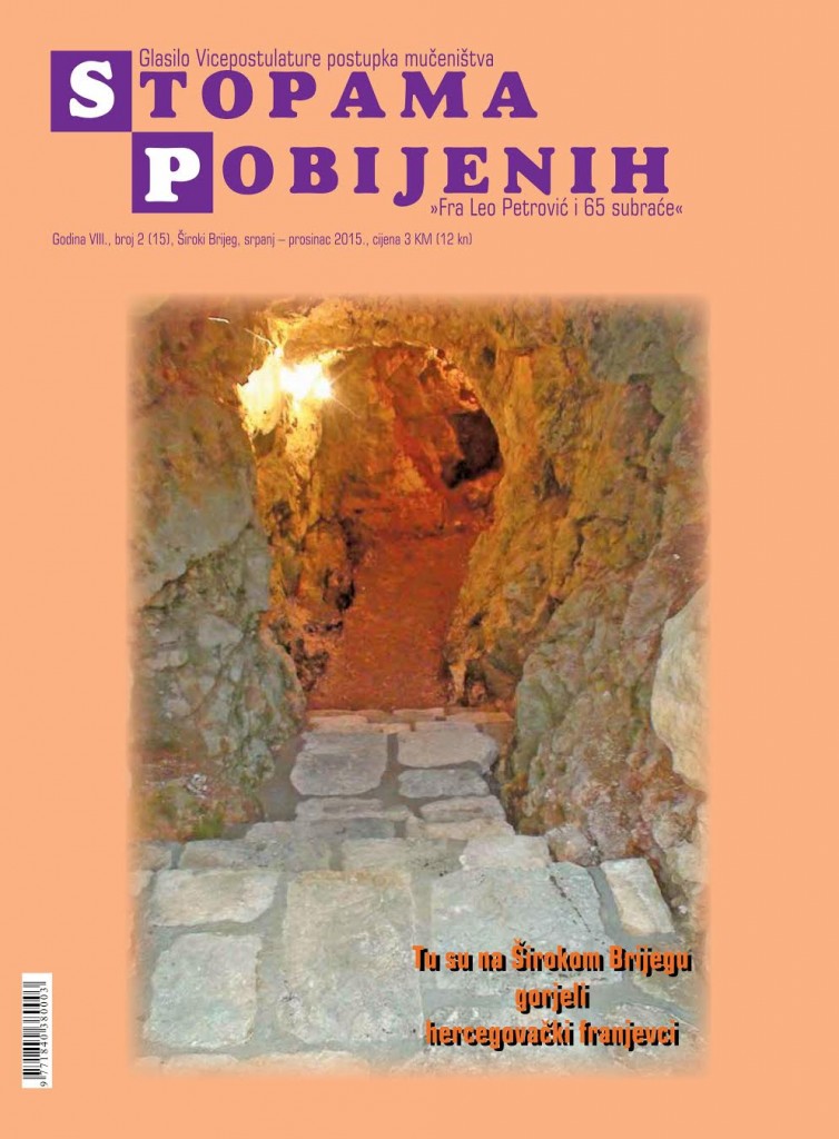 Izašao 15. broj glasila Stopama pobijenih